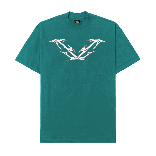 CIPHER "EXTINCTION" COBALT GREEN TEE