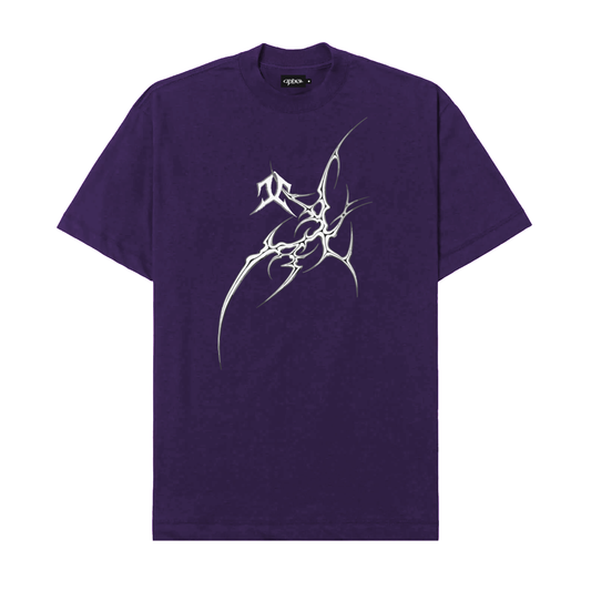 CIPHER "PLAGUE" PURPLE TEE OVERSIZED