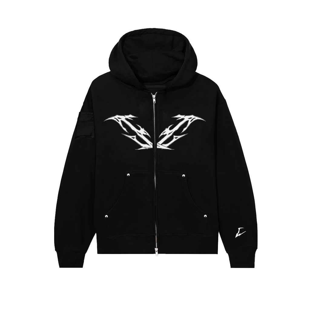 CIPHER "EXTINCTION" BLACK HOODIE